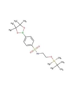 Astatech N-(2-((TERT-BUTYLDIMETHYLSILYL)OXY)ETHYL)-4-(4,4,5,5-TETRAMETHYL-1,3,2-DIOXABOROLAN-2-YL)BENZENESULFONAMIDE; 1G; Purity 95%; MDL-